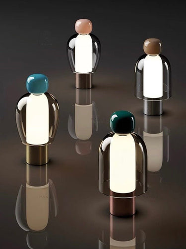Dimmable Portable Cute Whimsy Eclectic Modern Table Lamp